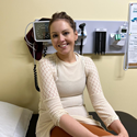 Dr. Tamra Steinmann sitting in office